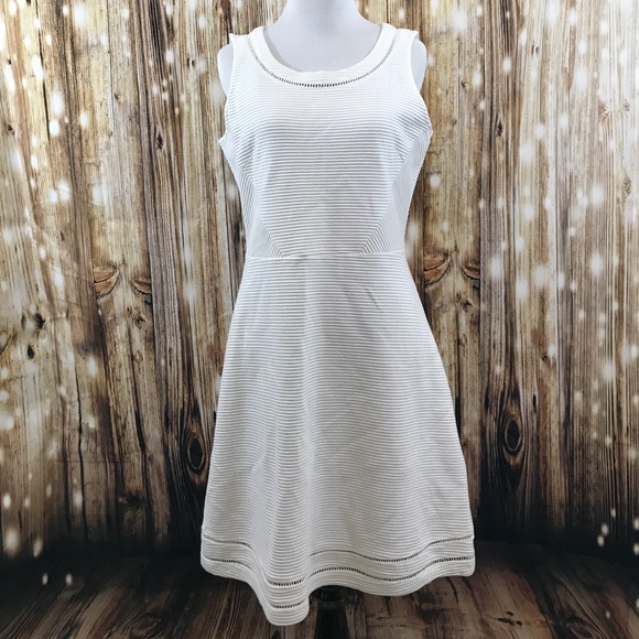 Brooks brothers white cutout sleeveless dress - Picture 1 of 7